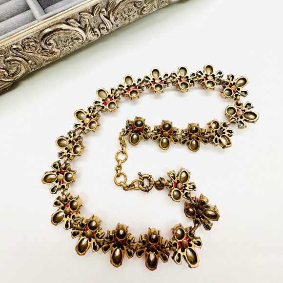 Gorgeous Vintage JCrew Crystal Statement Necklace - Picture 9 of 15